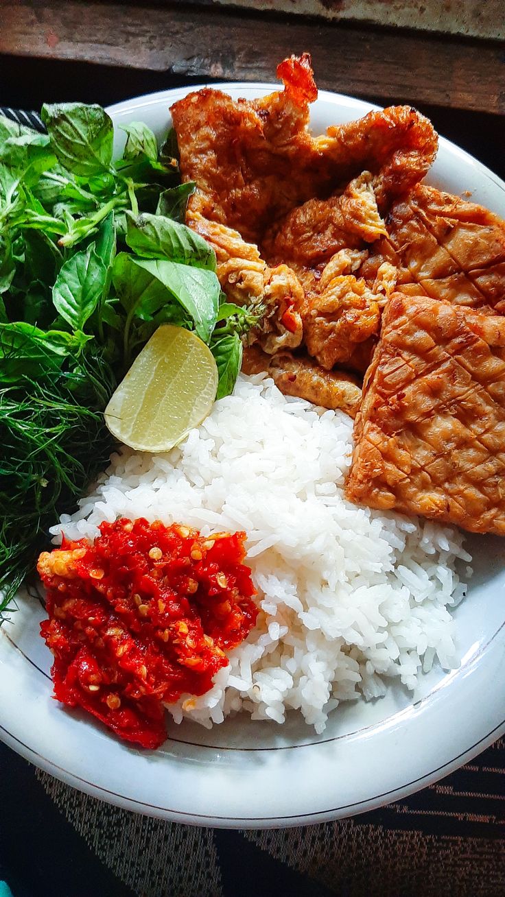 nasi-telur-tempe